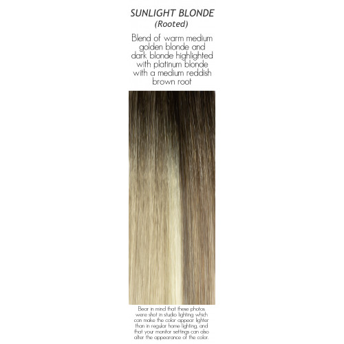  
Please select a color: Sunlight Blonde Rooted